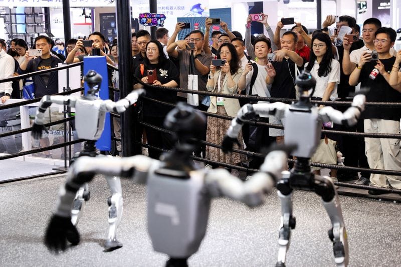 FILE PHOTO: World Artificial Intelligence Conference in Shanghai