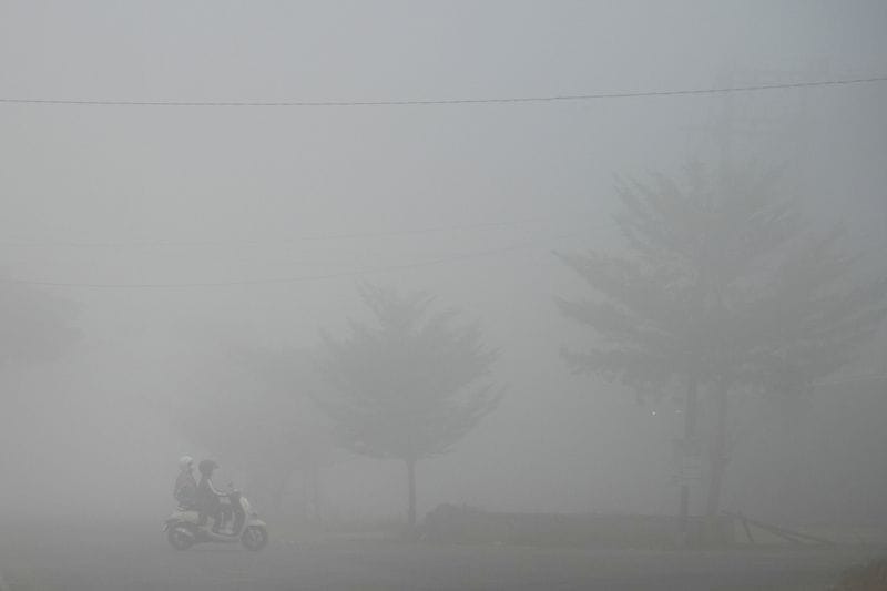 Haze in Banyuasin regency, South Sumatra province