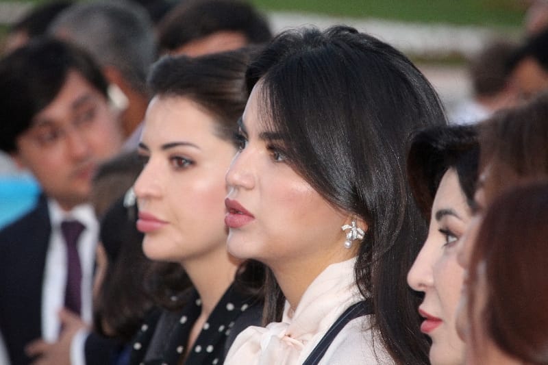 FILE PHOTO: Saida Mirziyoyeva, daughter of Uzbek President Shavkat Mirziyoyev, watches the International Music Festival "Melody of the East" in Samarkand