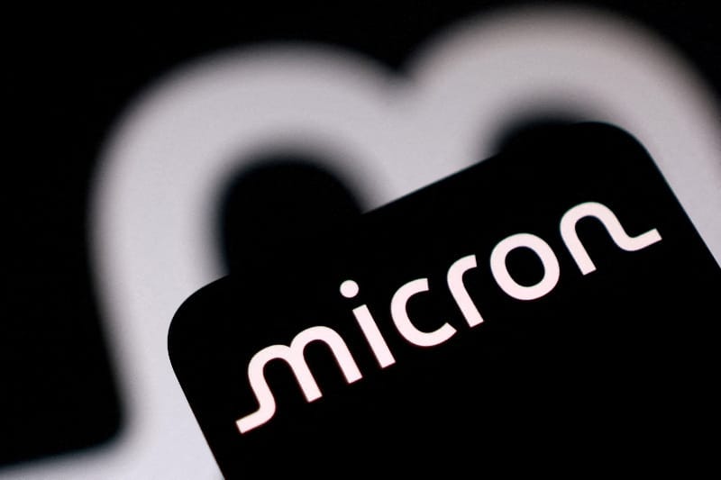 FILE PHOTO: Illustration shows Micron logo