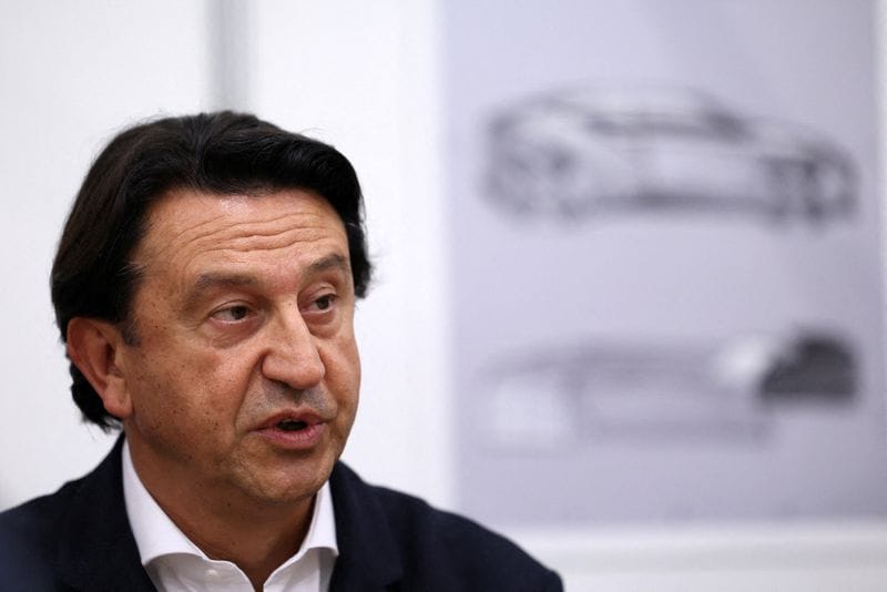 FILE PHOTO: Jose Munoz, CEO of Hyundai Motor Company, attends a press meeting in Milan