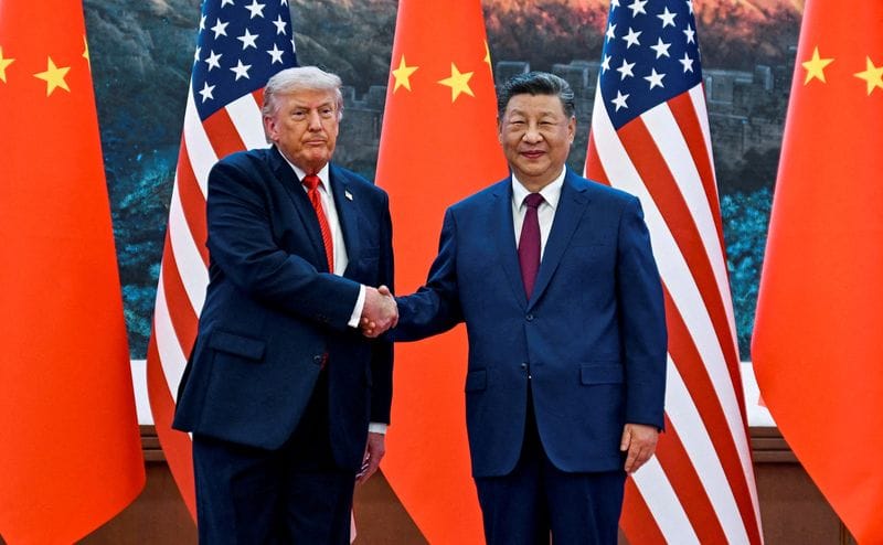 U.S. President Donald Trump visits China
