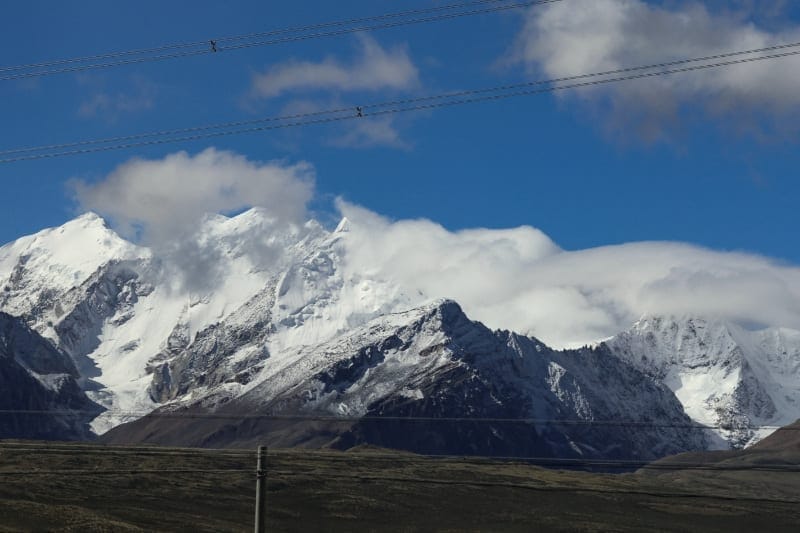 Snow-covered peaks of the Himalayas during an organised media tour, in Shigatse, Tibet Autonomous Region, China September 6, 2026. REUTERS/Tingshu Wang/Pool