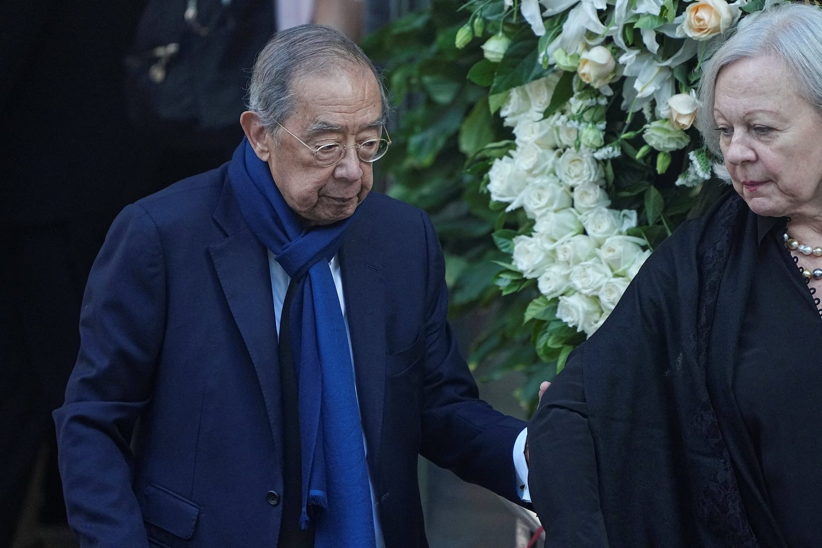 Former Chairman of Hong Kong Exchanges & Clearing Ronald Arculli attends former Hong Kong Chief Executive Tung Chee-hwa's funeral at Hong Kong Funeral Home in Hong Kong, China September 19, 2026. REUTERS/Lam Yik