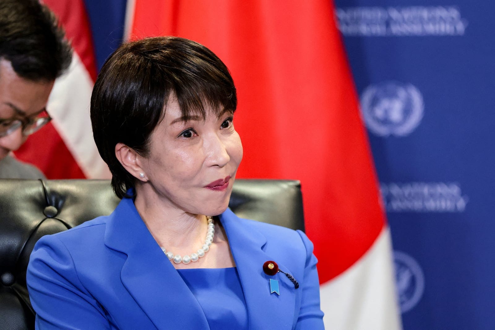 Japan's Prime Minister Sanae Takaichi participates in a bilateral meeting with US President Donald Trump during the 81st United Nations General Assembly (UNGA) in New York City, US, September 22, 2026. REUTERS/Kylie Cooper