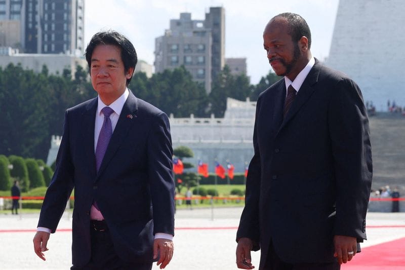 Eswatini's King Mswati III visits Taipei