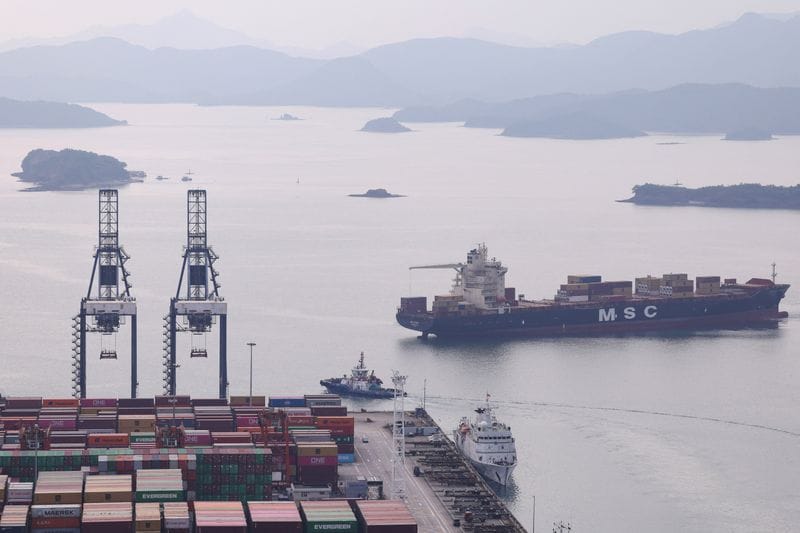 Yantian port in Shenzhen, Guangdong