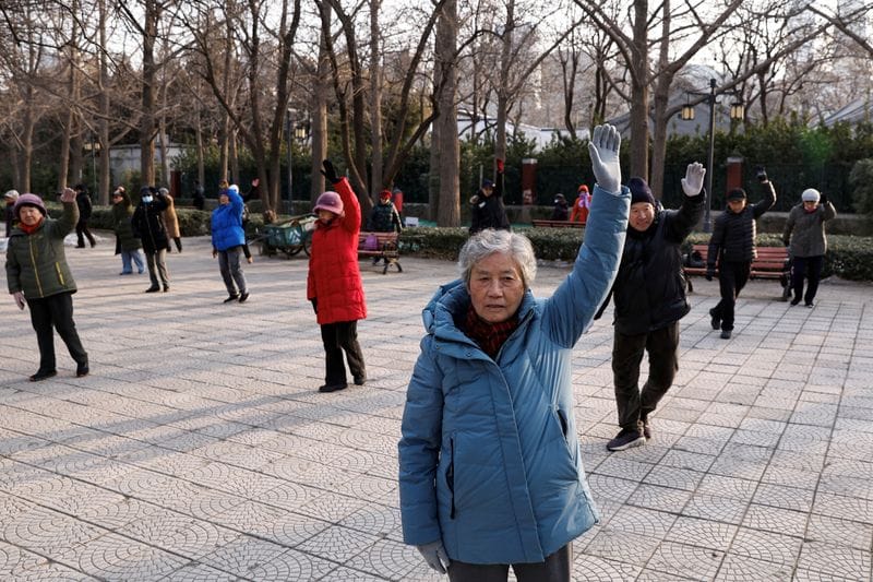 FILE PHOTO: Beijing's population expected to become super-aged by 2035