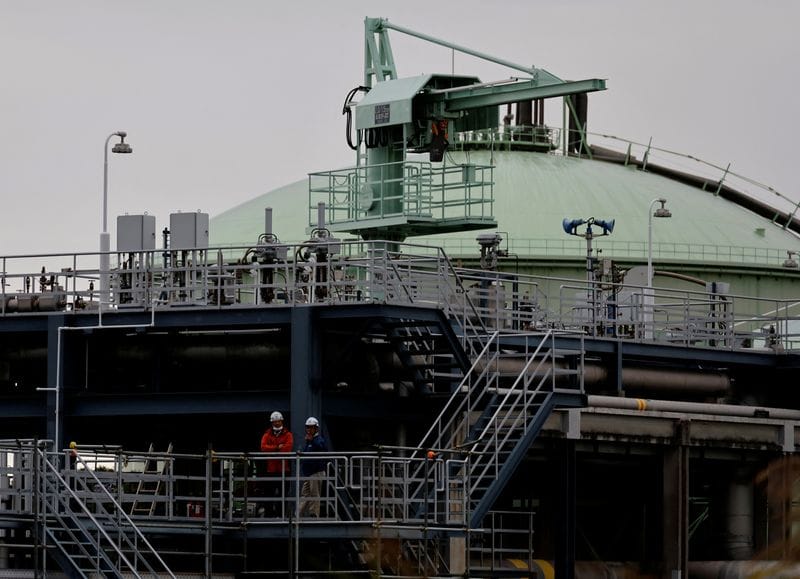 Tokyo Gas's LNG terminal in Sodegaura