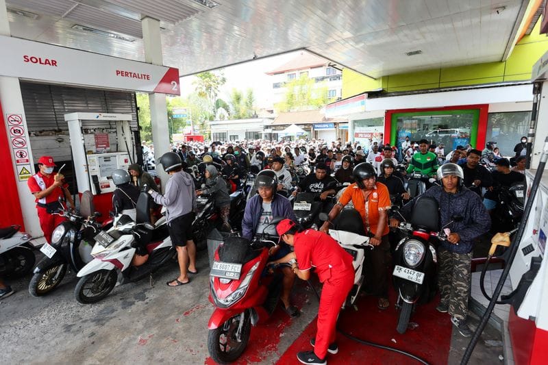 Bali fuel supply shortage