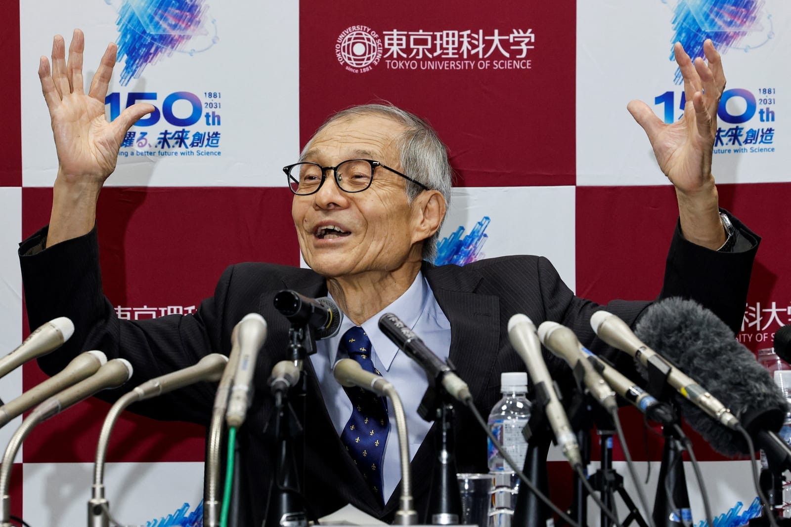 Japanese scientist Kenso Soai, co-winner of the 2026 Nobel Prize in Chemistry, attends a press conference in Tokyo, Japan, October 7, 2026. REUTERS/Kim Kyung-Hoon