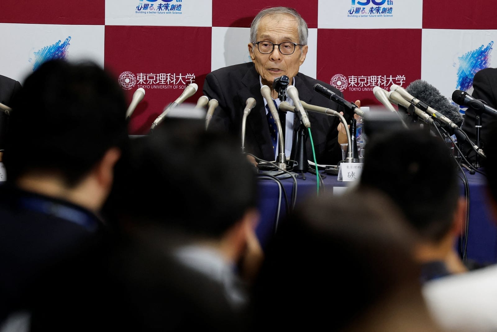 Japanese scientist Kenso Soai, co-winner of the 2026 Nobel Prize in Chemistry, attends a press conference in Tokyo, Japan, October 7, 2026. REUTERS/Kim Kyung-Hoon