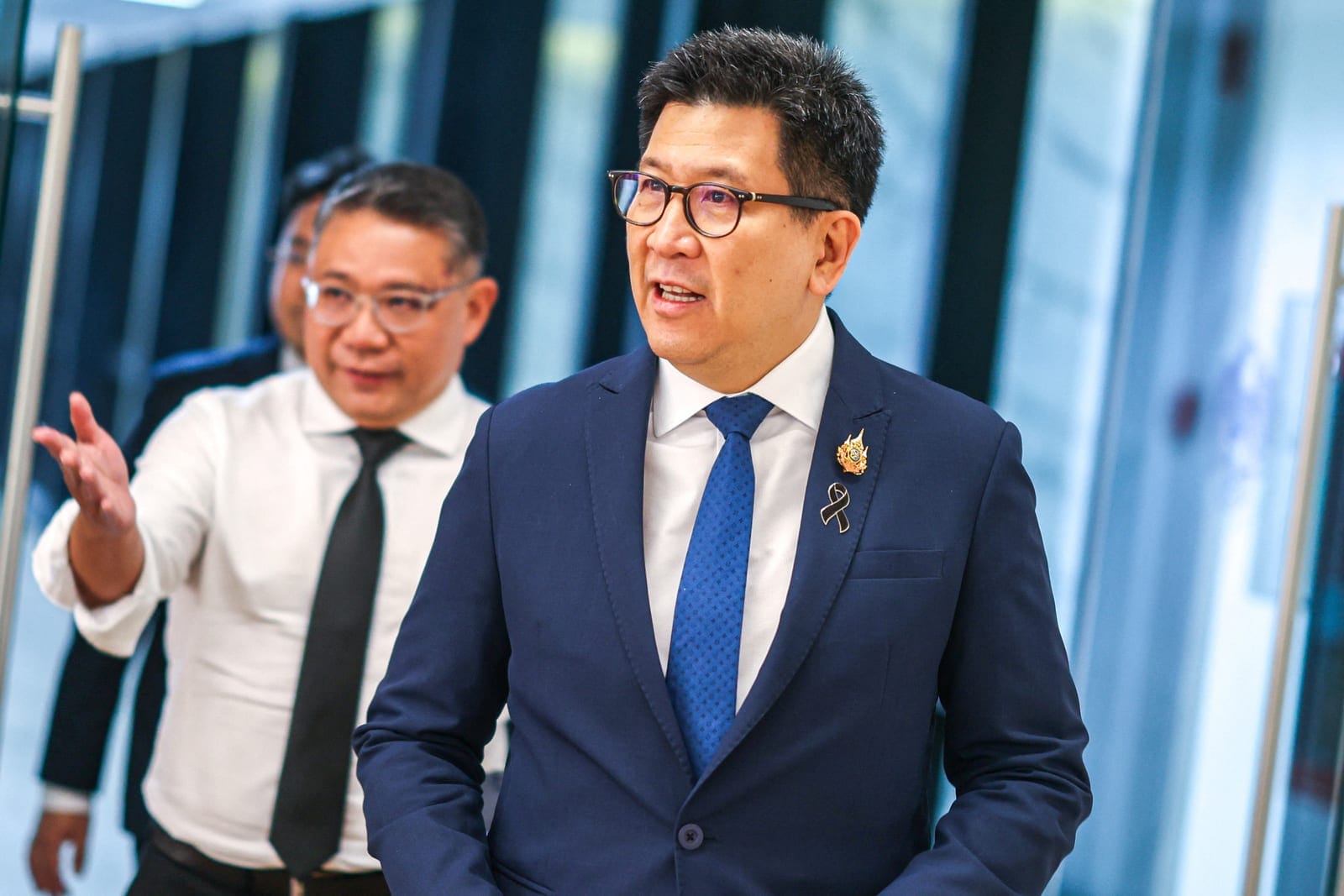 Thailand’s Deputy Prime Minister and Minister of Finance, Ekniti Nitithanprapas, arrives before an interview with Reuters, at Finance Ministry in Bangkok, Thailand, September 25, 2026. REUTERS/Athit Perawongmetha