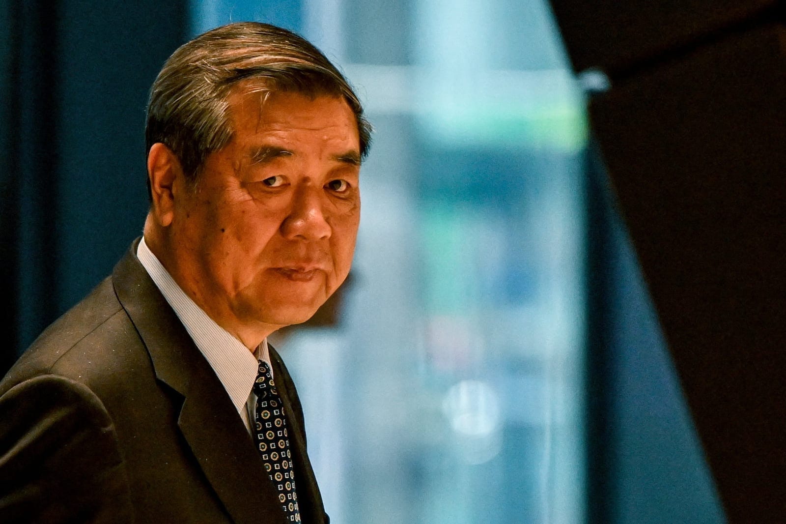 FILE PHOTO: China's Vice Premier He Lifeng arrives for a meeting at JPMorgan Chase's global corporate headquarters in New York City, US, September 20, 2026. REUTERS/Vincent Alban/File Photo