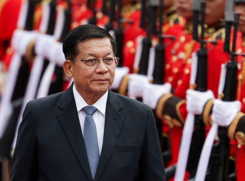 Myanmar's Min Aung Hlaing Flies to Russia on First Presidential Visit post image