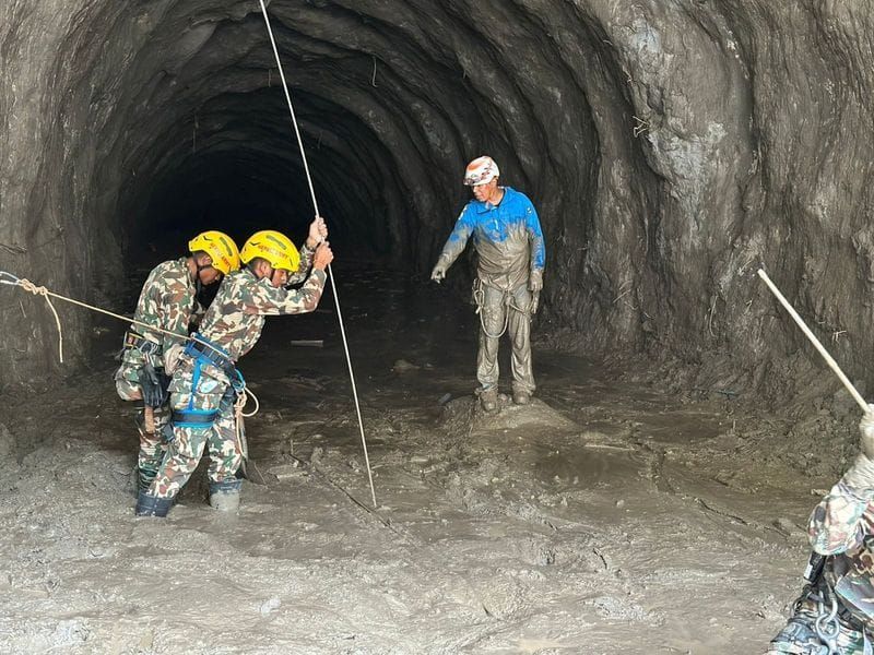 46 Workers May Be Alive a Week After Nepal Hydro Plant Flood, Official Says post image