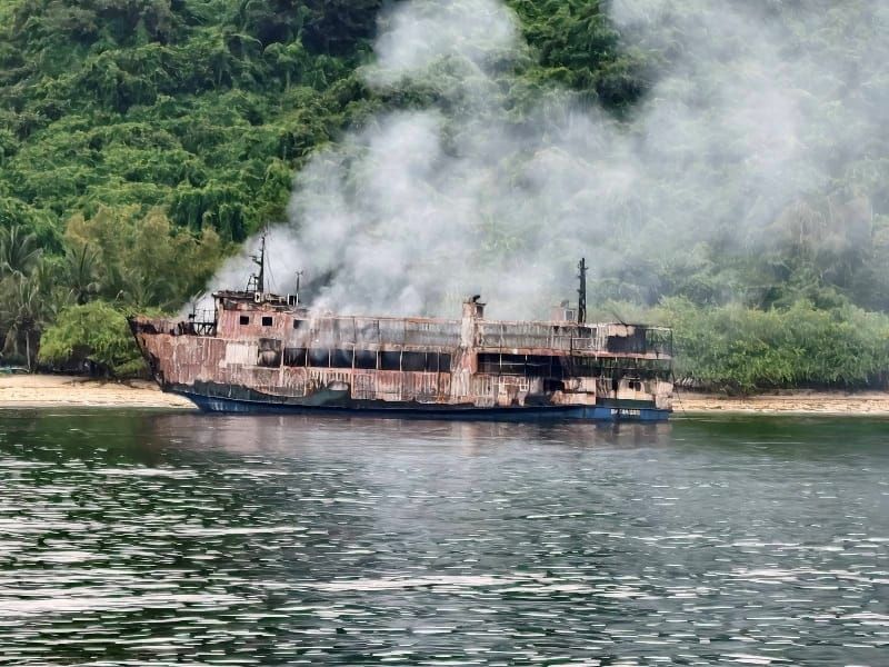 Philippine Ferry Fire Death Toll Rises to 35 as Crews Reach Burned Vessel post image