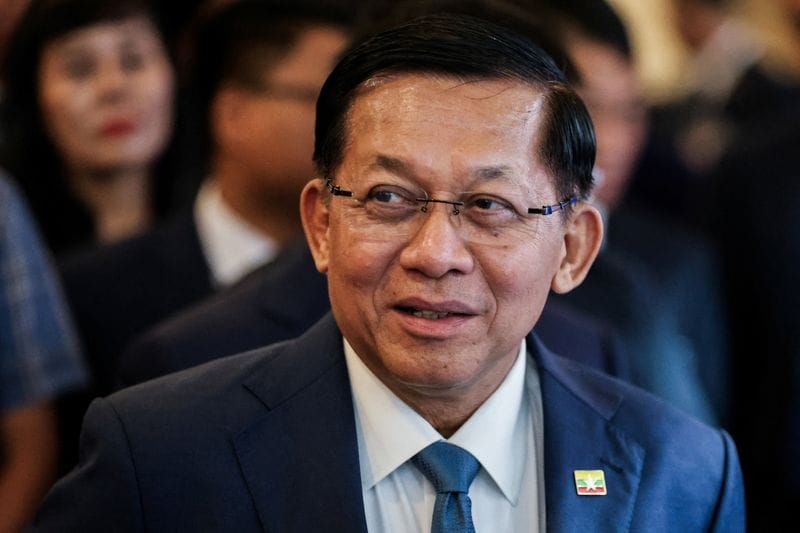 Myanmar's Junta Chief Min Aung Hlaing to Visit Malaysia in October post image