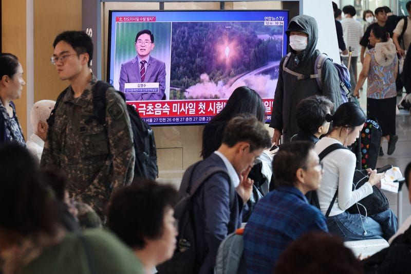 North Korea Test-Fires Tactical Ballistic Missile, KCNA Says post image