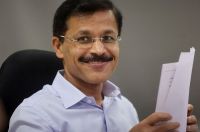 Tukaram Mundhe, Commissioner of the Maharashtra Food and Drug Administration (FDA), addresses the media during a press conference in Mumbai