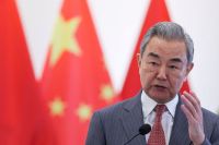 FILE PHOTO: China's Foreign Minister Wang Yi visits Jakarta