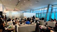 Passengers at Tabuk airport after Israel-bound Flydubai aircraft from UAE was diverted to Saudi Arabia