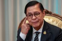 FILE PHOTO: Interview with Thai foreign minister Sihasak Phuangketkeow in Bangkok