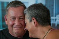 Interview with Paul Montaya, 68, and Lynn Montaya, 64, from Colorado, U.S. after being forced to disembark the Villa Vie Odyssey cruise ship in Cambodia