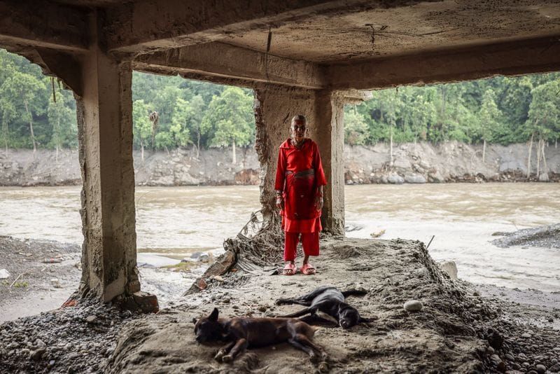 The Wider Image: In a Nepal town, flood survivors find no trace of former lives