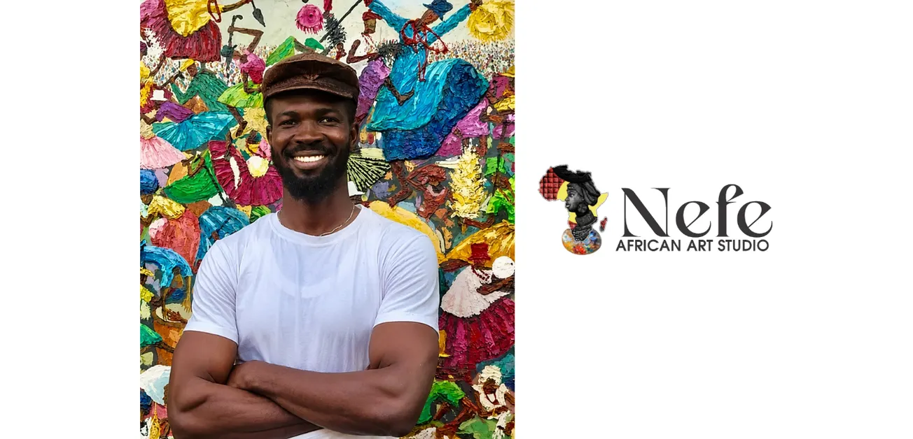 Beyond the Canvas: Inside Nefe African Art Studio, Where Nefe Ogodo Is Repainting Africa's Story for the World