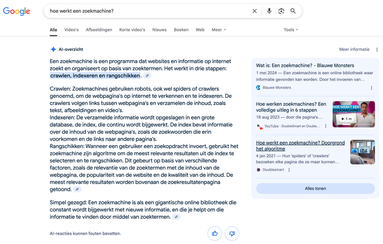 Google maakt AI-overzichten beschikbaar in Nederland: wat betekent dat voor het verkeer naar nieuwssites?