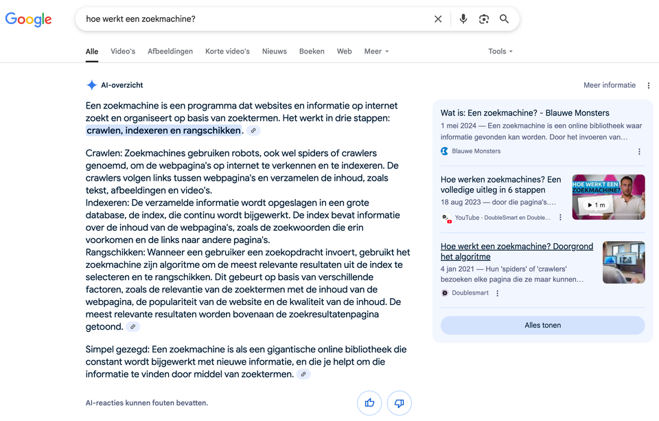 Google maakt AI-overzichten beschikbaar in Nederland: wat betekent dat voor het verkeer naar nieuwssites?