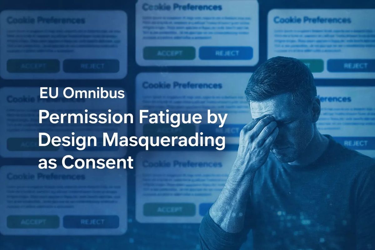 EU Omnibus Submission: Permission Masquerading as Consent