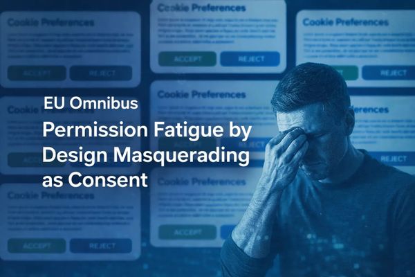 EU Omnibus Submission: Permission Masquerading as Consent