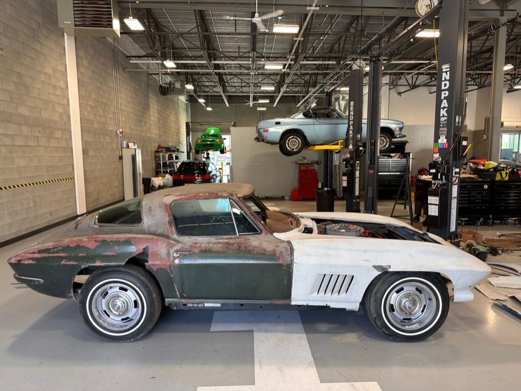 1967 Corvette Coupe 4 sp. Project - Bring A Trailer Preview