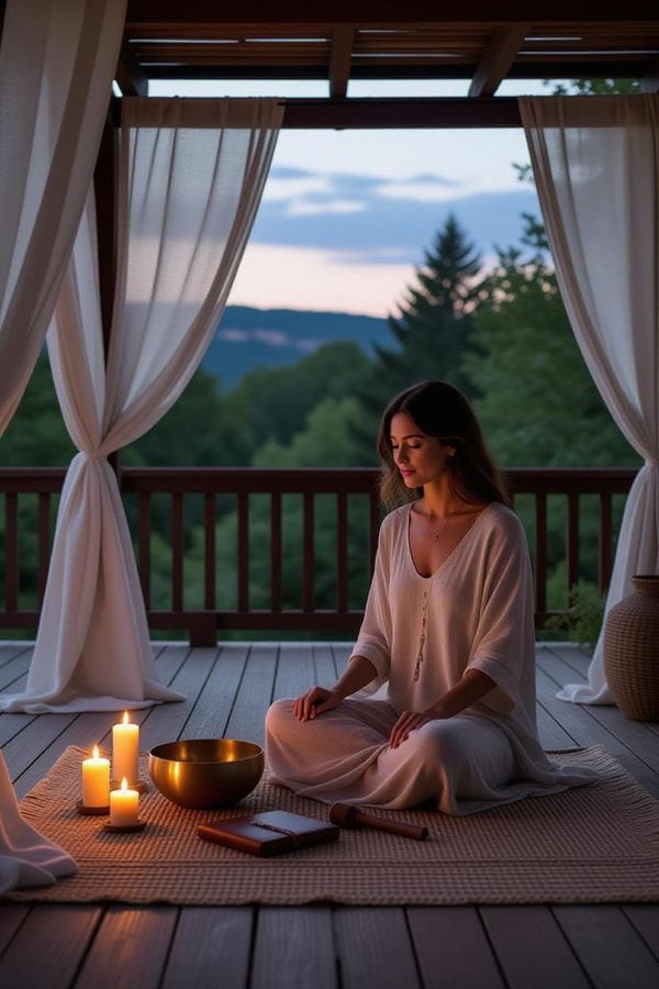 Din plats för kvällsmeditation: nedvarvning och avslappning