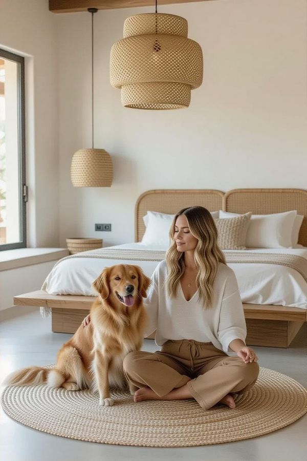 En plats för meditation med husdjur: dela lugnet med din fyrbenta vän