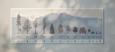 Formosan arboreal landscape infographic by Tawatha T. Elguero and Lu Hsin. 