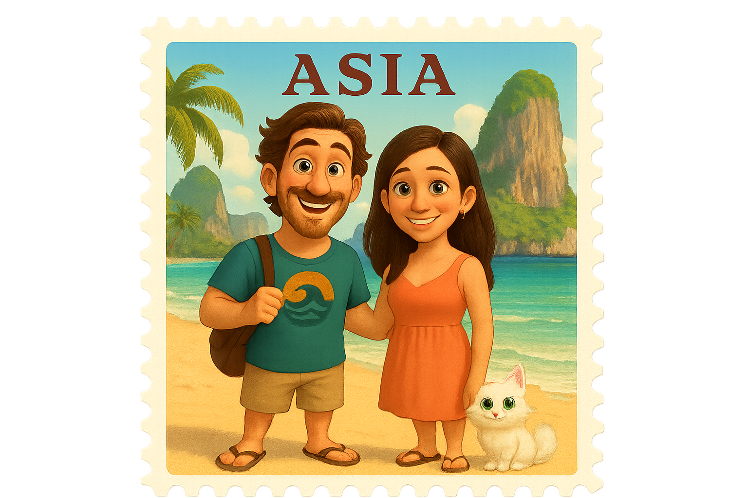 Asia Stamp