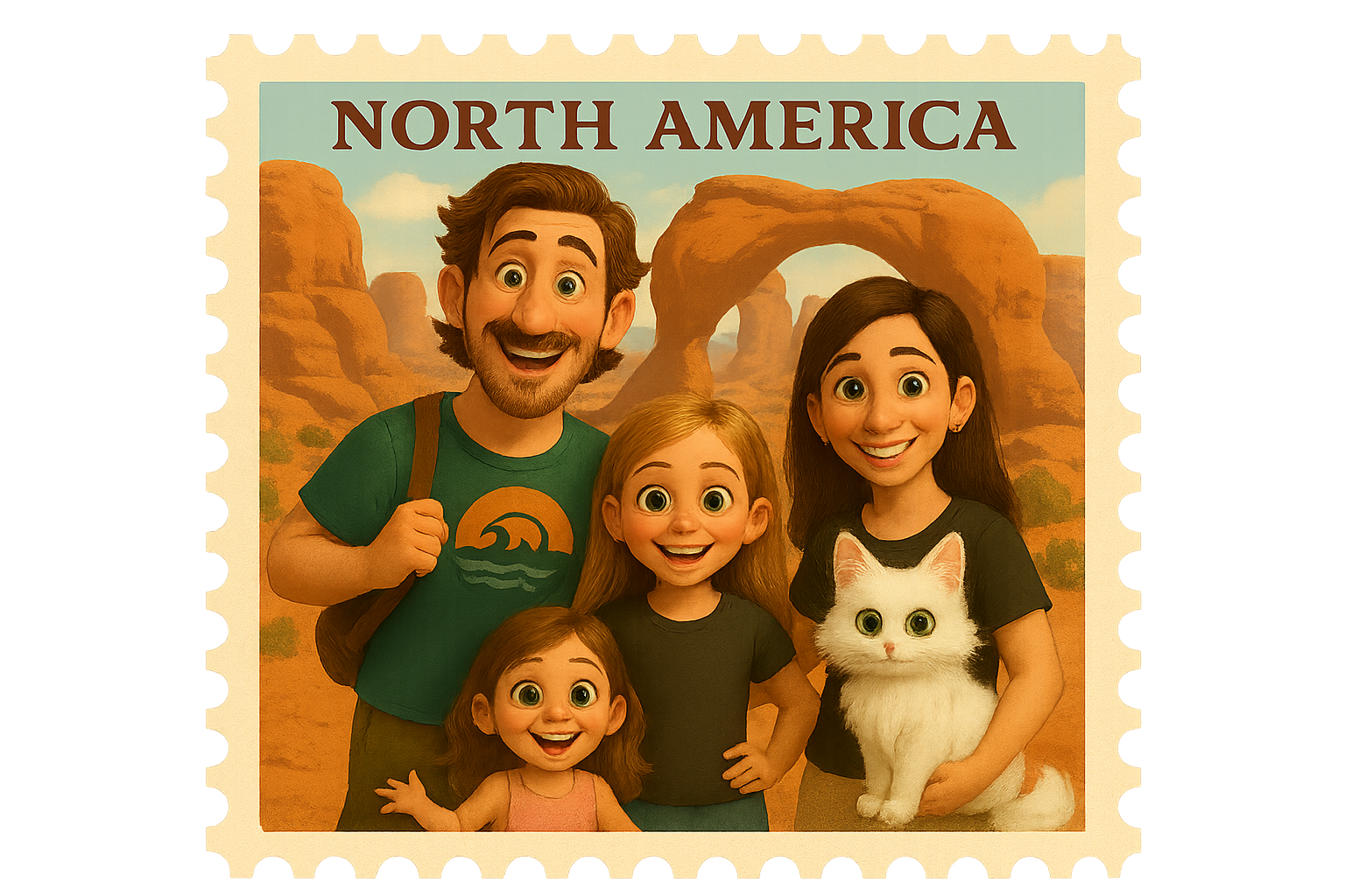 North America Stamp