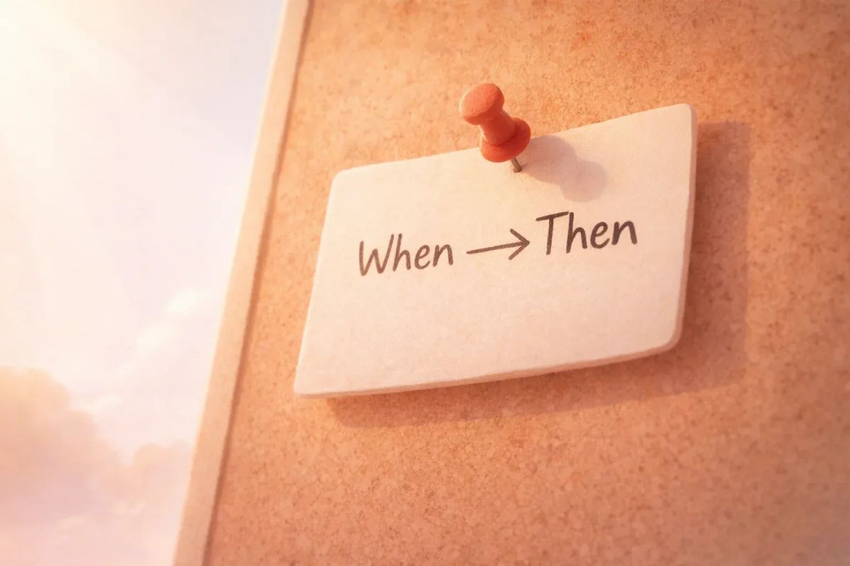 The If-Then Plan
