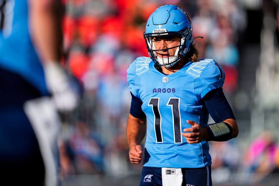 Toronto Argonauts stick with Cameron Dukes at QB vs. Blue Bombers
