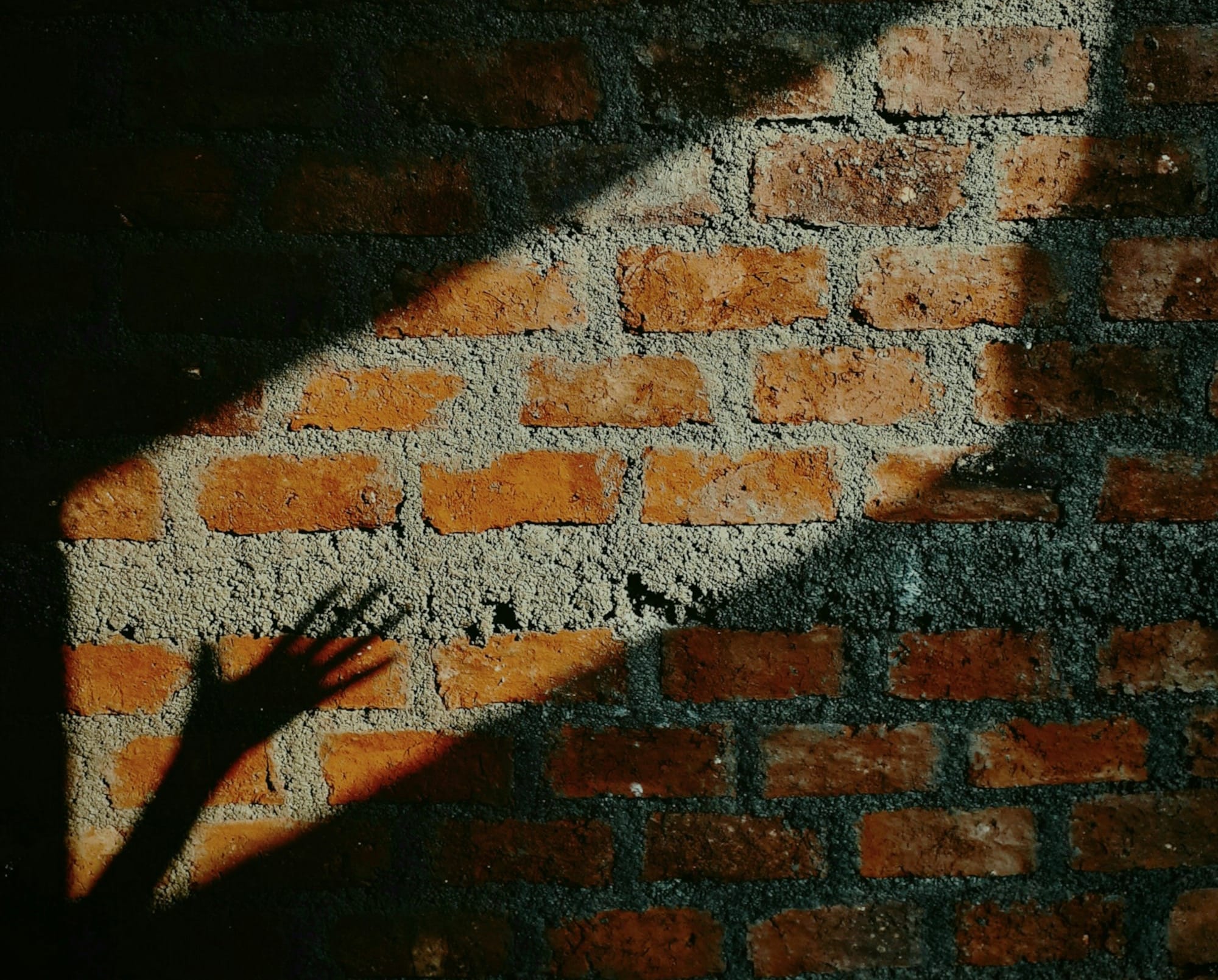brown and black brick wall