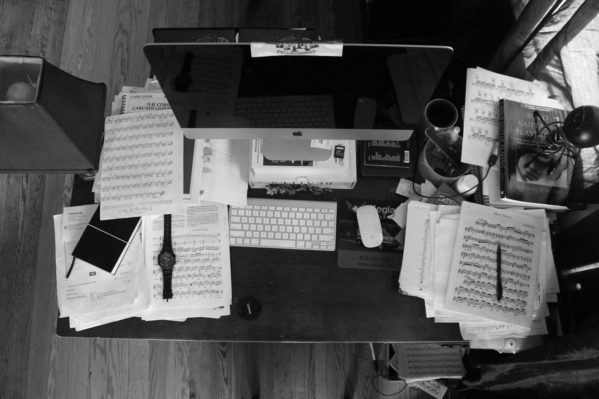 silver iMac with Magic Mouse and Keyboard