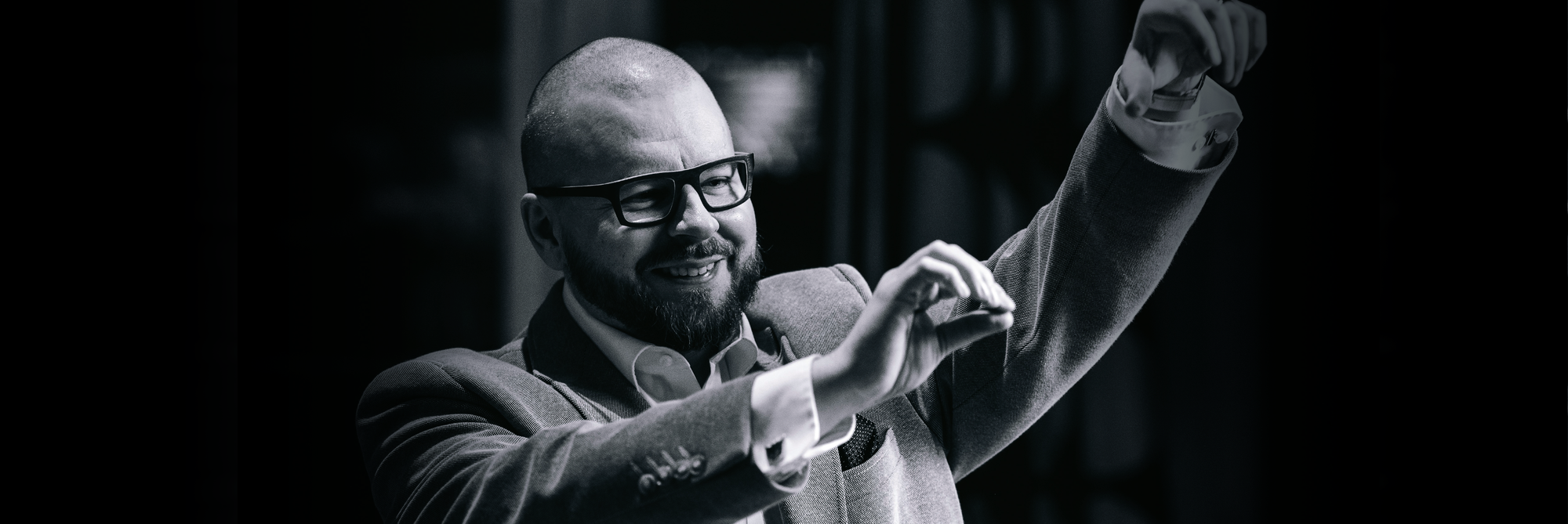 Janne K. Jääskeläinen tuotteistusprojektin kapellimestarina.