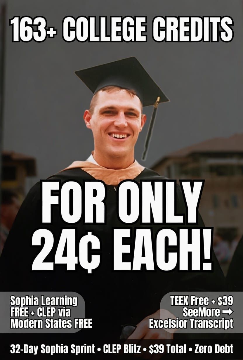 How I Snagged 163 College Credits for $39 – Zero Debt, Zero Classrooms, All Results