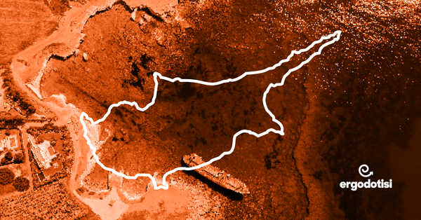 Map of Cyprus highlighting job opportunities and work locations.