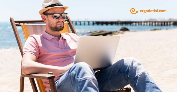 Business professionals discussing relocation and work opportunities in Cyprus