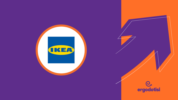Banner of IKEA Company on Ergodotisi