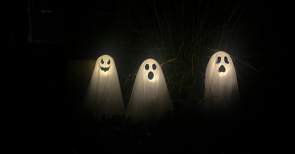 Three ghosts floating on air. 